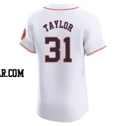 Andrew Taylor Men's Houston Astros White Elite Home Jersey