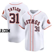 Andrew Taylor Men's Houston Astros White Limited Home Jersey