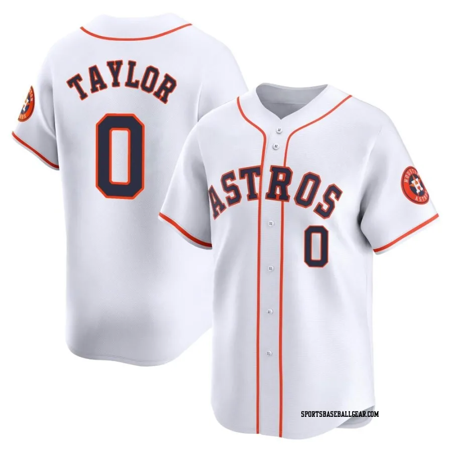 Andrew Taylor Men's Houston Astros White Limited Home Jersey