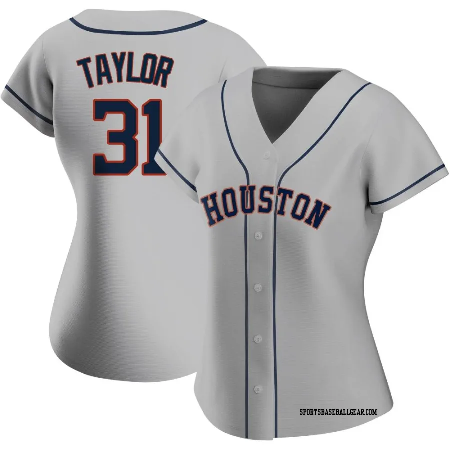 Andrew Taylor Women's Houston Astros Gray Authentic Road 2020 Jersey