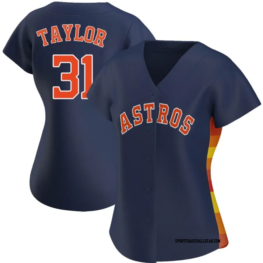 Andrew Taylor Women's Houston Astros Navy Replica Alternate Jersey