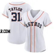 Andrew Taylor Women's Houston Astros White Authentic 2022 World Series Champions Home Jersey