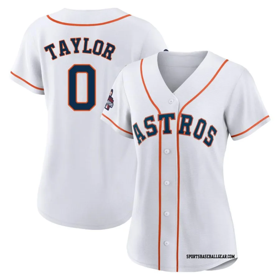 Andrew Taylor Women's Houston Astros White Authentic 2022 World Series Champions Home Jersey