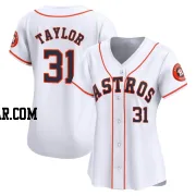 Andrew Taylor Women's Houston Astros White Limited Home Jersey