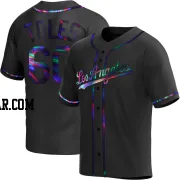 Andrew Toles Men's Los Angeles Dodgers Black Holographic Replica Alternate Jersey