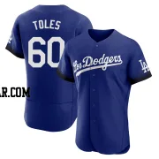 Andrew Toles Men's Los Angeles Dodgers Royal Authentic 2021 City Connect Jersey