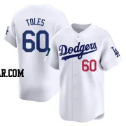 Andrew Toles Youth Los Angeles Dodgers White Limited 2024 World Tour Seoul Series Home Jersey