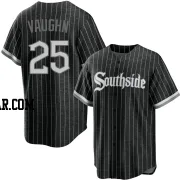 Andrew Vaughn Men's Chicago White Sox Black Replica 2021 City Connect Jersey