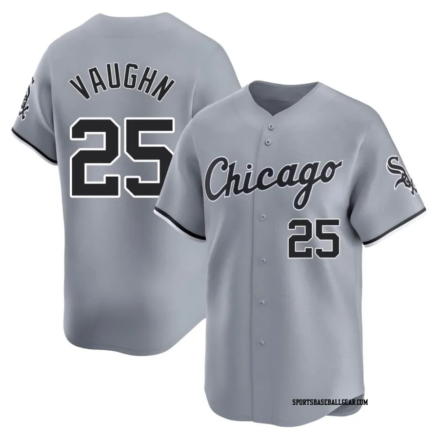 Andrew Vaughn Men's Chicago White Sox Gray Limited Road Jersey