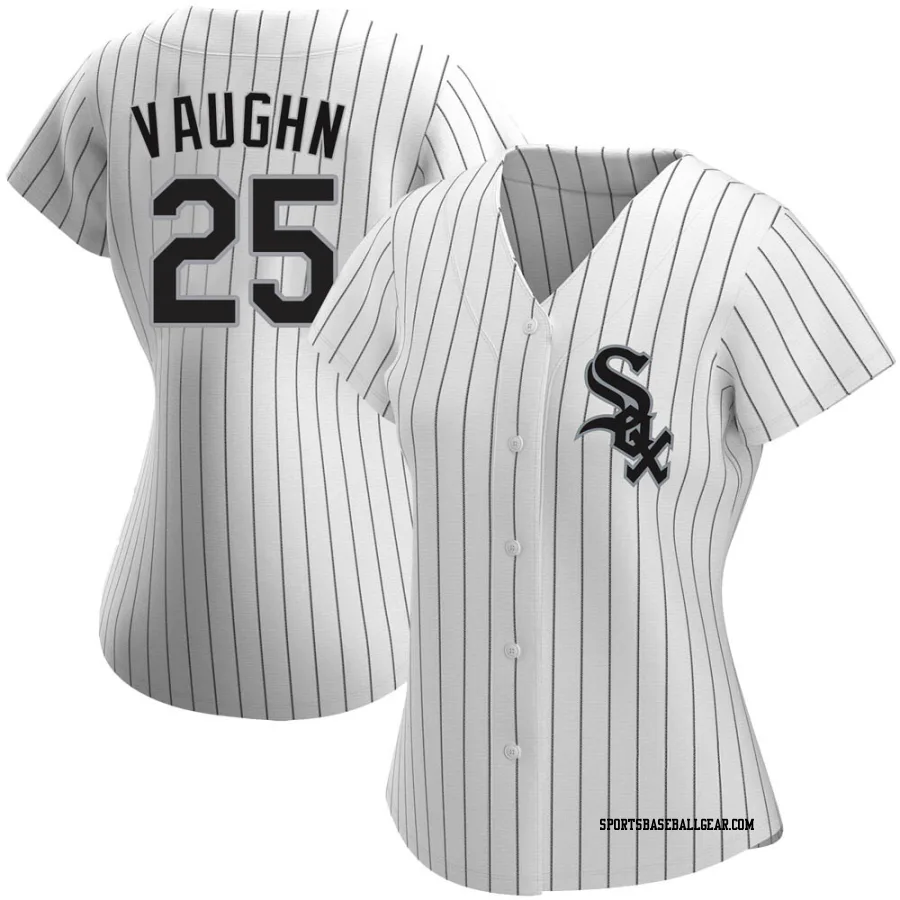 Andrew Vaughn Women's Chicago White Sox White Authentic Home Jersey