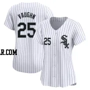 Andrew Vaughn Women's Chicago White Sox White Limited Home Jersey