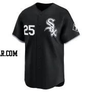 Andrew Vaughn Youth Chicago White Sox Black Limited Alternate Jersey