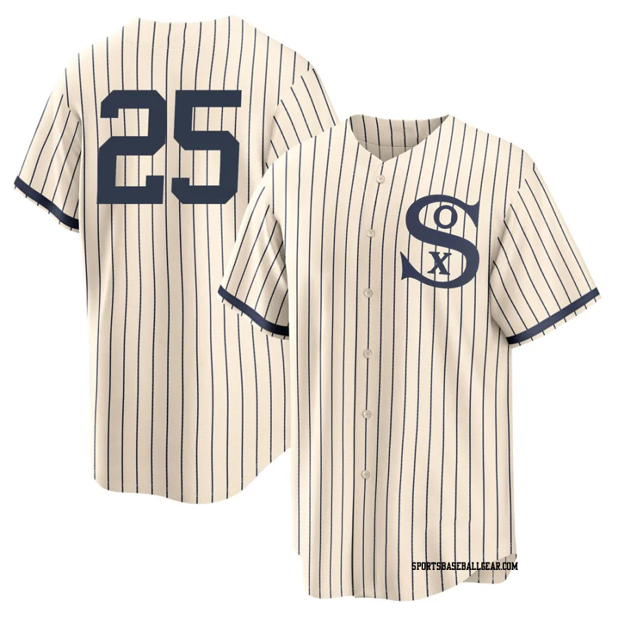 Andrew Vaughn Youth Chicago White Sox Cream Replica 2021 Field of Dreams Jersey