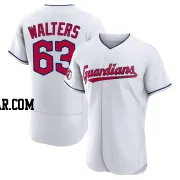 Andrew Walters Men's Cleveland Guardians White Authentic Home Jersey