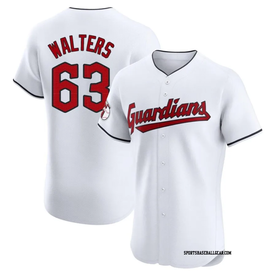 Andrew Walters Men's Cleveland Guardians White Elite Home Jersey