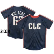 Andrew Walters Toddler Cleveland Guardians Navy Limited Preschool & 2024 City Connect Jersey