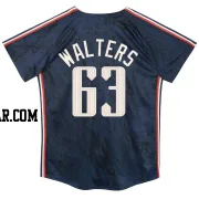 Andrew Walters Toddler Cleveland Guardians Navy Limited Preschool & 2024 City Connect Jersey