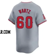 Andrew Wantz Men's Los Angeles Angels Gray Limited Away Jersey