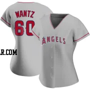 Andrew Wantz Women's Los Angeles Angels Replica Silver Road Jersey