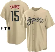 Andrew Young Men's Arizona Diamondbacks Gold Replica 2021 City Connect Cool Base Jersey