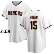 Andrew Young Men's Arizona Diamondbacks White Replica Home Jersey