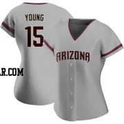 Andrew Young Women's Arizona Diamondbacks Gray Authentic Road Jersey