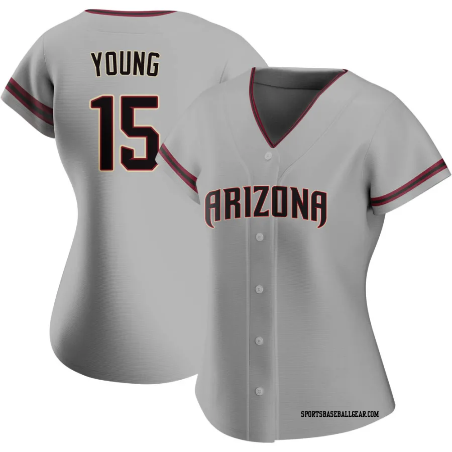 Andrew Young Women's Arizona Diamondbacks Gray Authentic Road Jersey