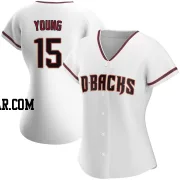 Andrew Young Women's Arizona Diamondbacks White Authentic Home Jersey