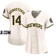 Andruw Monasterio Women's Milwaukee Brewers Cream Limited Home Jersey