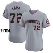 Andry Lara Men's Washington Nationals Gray Elite Road Jersey