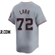 Andry Lara Men's Washington Nationals Gray Limited Road Jersey