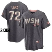 Andry Lara Men's Washington Nationals Gray Replica 2022 City Connect Jersey