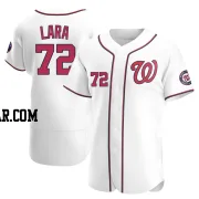 Andry Lara Men's Washington Nationals White Authentic Home Jersey