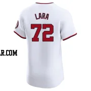 Andry Lara Men's Washington Nationals White Elite Home Jersey