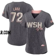 Andry Lara Women's Washington Nationals Gray Authentic 2022 City Connect Jersey