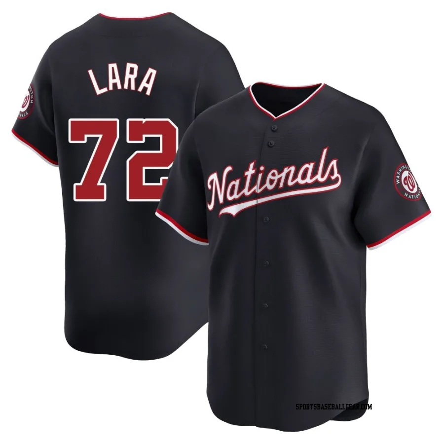 Andry Lara Youth Washington Nationals Navy Limited Alternate Jersey