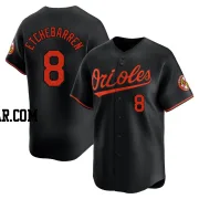 Andy Etchebarren Men's Baltimore Orioles Black Limited Alternate Jersey