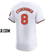 Andy Etchebarren Men's Baltimore Orioles White Elite Home Jersey