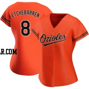 Andy Etchebarren Women's Baltimore Orioles Orange Replica Alternate Jersey