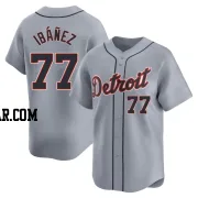 Andy Ibanez Men's Detroit Tigers Gray Limited Road Jersey