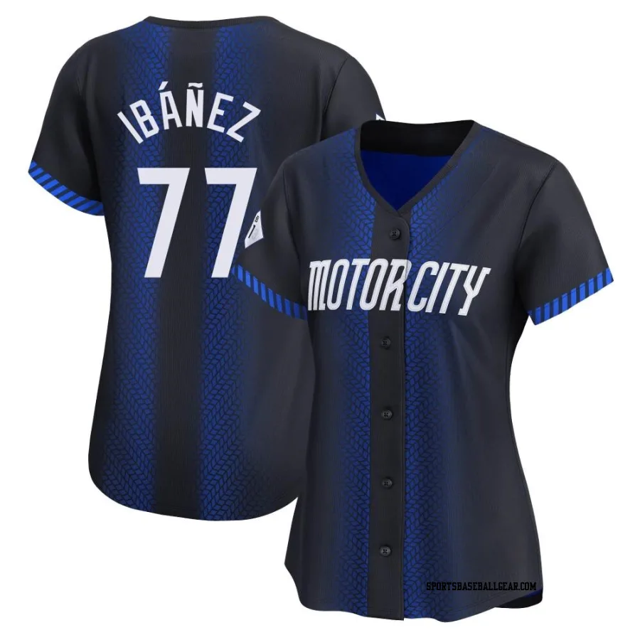 Andy Ibanez Women's Detroit Tigers Blue Limited 2024 City Connect Jersey