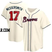 Andy Messersmith Men's Atlanta Braves Cream Replica Alternate Jersey