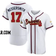 Andy Messersmith Men's Atlanta Braves Gold Authentic White 2022 Program Jersey