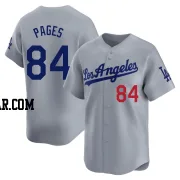 Andy Pages Men's Los Angeles Dodgers Gray Limited Away Jersey