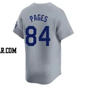 Andy Pages Men's Los Angeles Dodgers Gray Limited Away Jersey