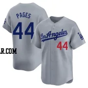 Andy Pages Men's Los Angeles Dodgers Gray Limited Away Jersey