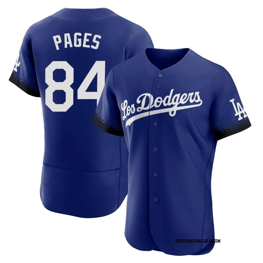 Andy Pages Men's Los Angeles Dodgers Royal Authentic 2021 City Connect Jersey