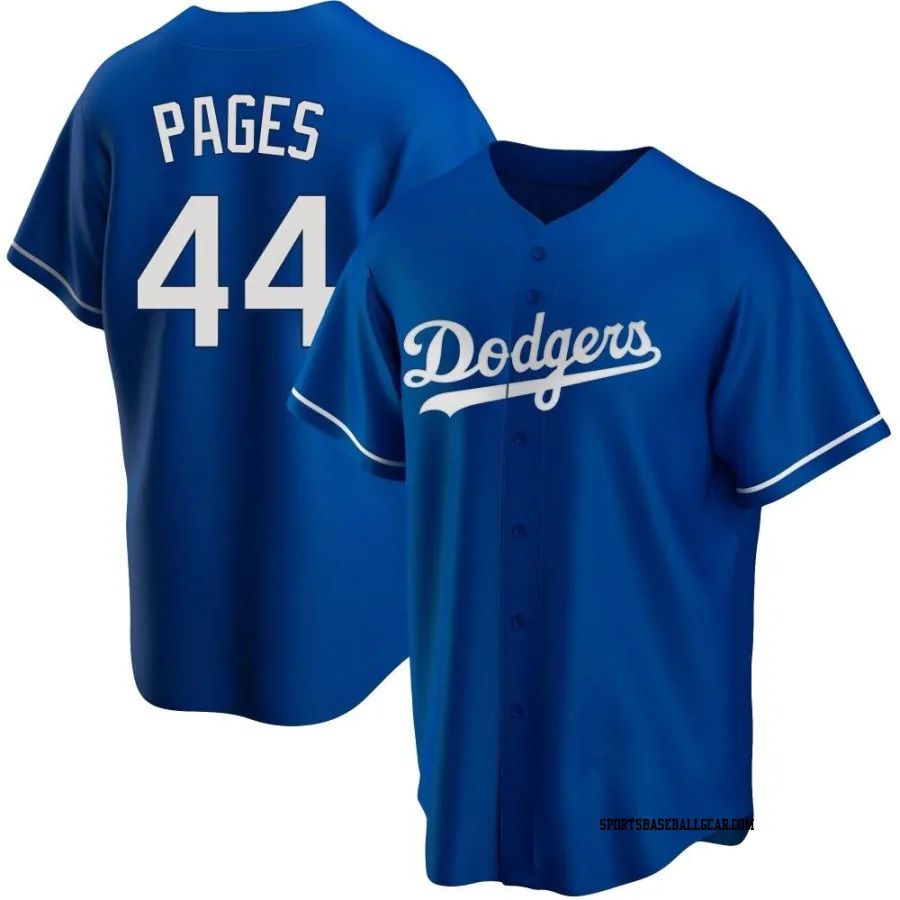 Andy Pages Men's Los Angeles Dodgers Royal Replica Alternate Jersey