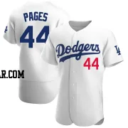 Andy Pages Men's Los Angeles Dodgers White Authentic Home Jersey