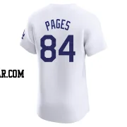 Andy Pages Men's Los Angeles Dodgers White Elite Home Jersey